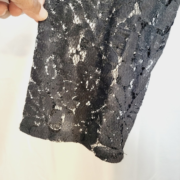 🆕️ Light n the Box Guest Coctail Midi Lace Dress w/Tulle & Pleats sz 18W - Picture 8 of 15